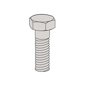 ZSI-FOSTER W7404EG 3/8 x 1 Hex Head Cap Screw