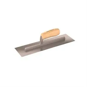 BONTRADETOUGH 82-291 Concrete Trowel with Steel Blade and Wood Handle