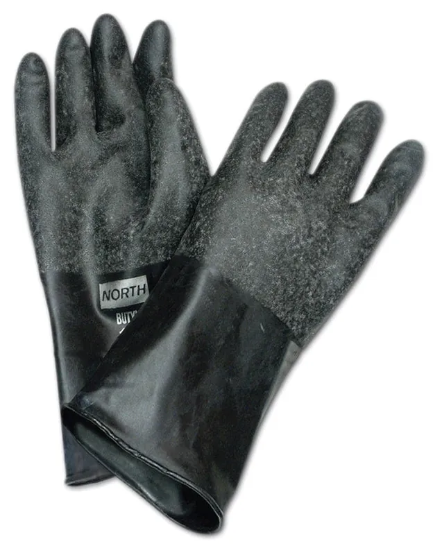 HONEYWELL NORTH B174R/11 Butyl Chemical Resistant Gloves