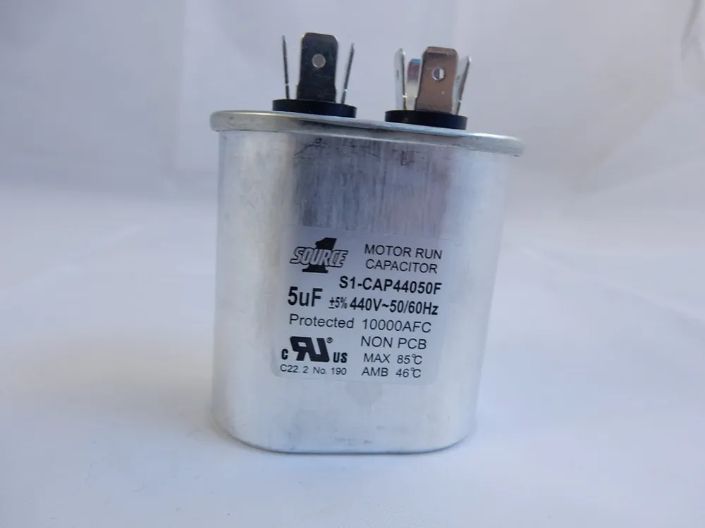 SOURCE1 CAP44050F Single Run Capacitor 5uF 440V