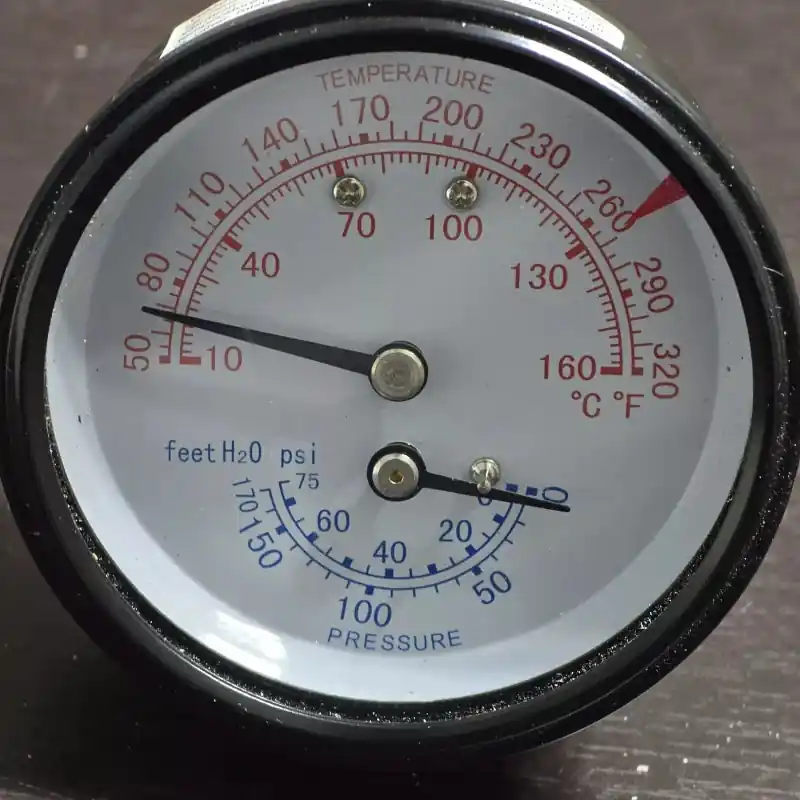 LOCHINVAR 100146999 Lochinvar Triometer Gauge 75 PSI