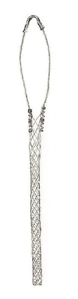 HUBBELL POWER 02201018 Support Grip, Single Eye, Closed Mesh, Tin-Coated Bronze, 1.25-1.49 in