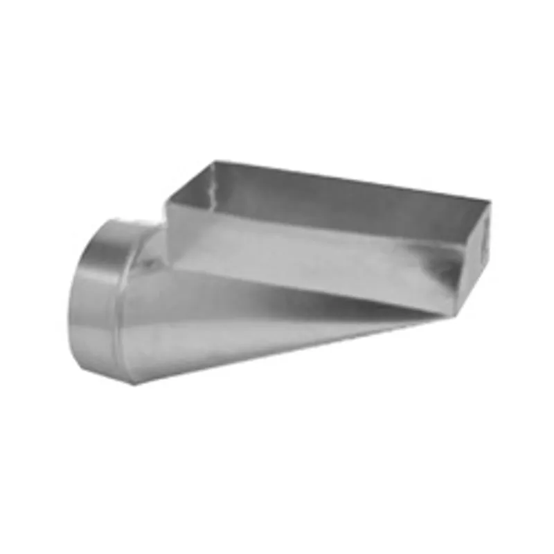 Gray Metal Products 12X4X6-112R Center End Register Boot