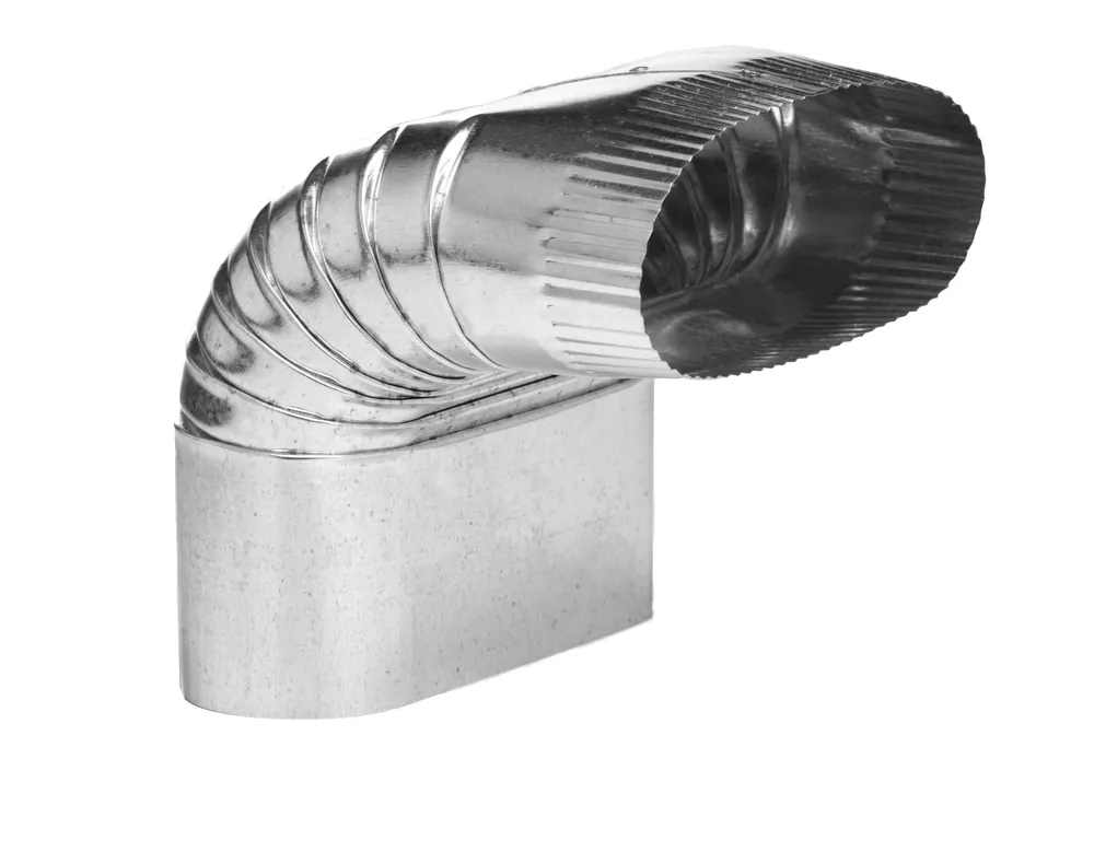 SOUTHWARK METAL SS9010 10 in. 26 gauge Stainless Steel 90-degree Elbow