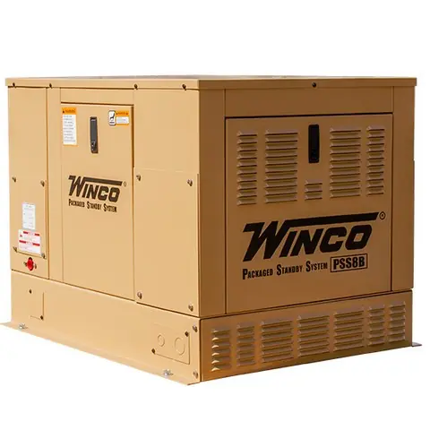 WINCO 97714-376 PSS8B2W 1ph Air Cooled 8 kW Standby Generator 97714-376