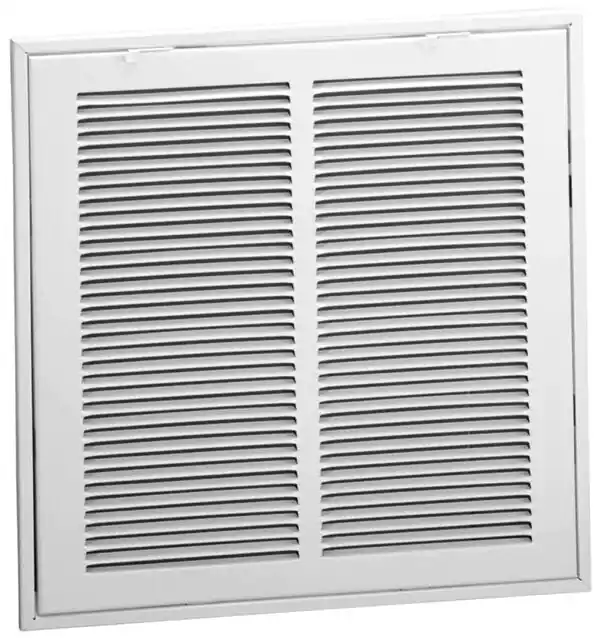 HART & COOLEY 043407 659 White Steel Return Air Filter Grille - 14 x 25 Inches