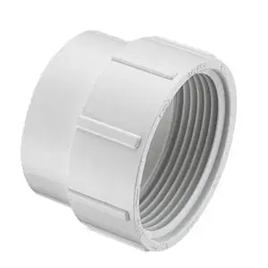 NIBCO P105-020 PVC DWV Cleanout Adapter 2 in. Spigot x 2 in. FPT