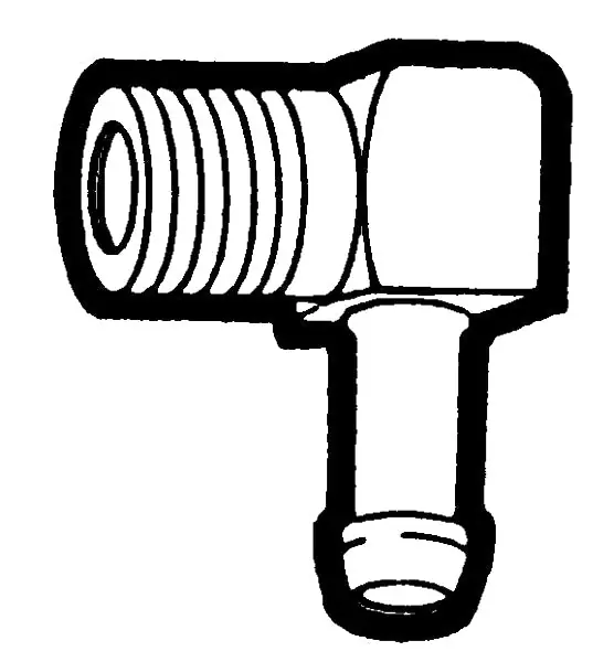 Holyoke Fittings E1-4B Flare X Male Pipe Elbow Fitting