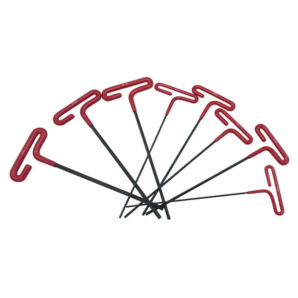 9'' 8 Piece T-Handle Hex Key Set