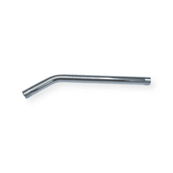1/2'' X 12'' Chrome-Plated 45 Degree Shower Arm