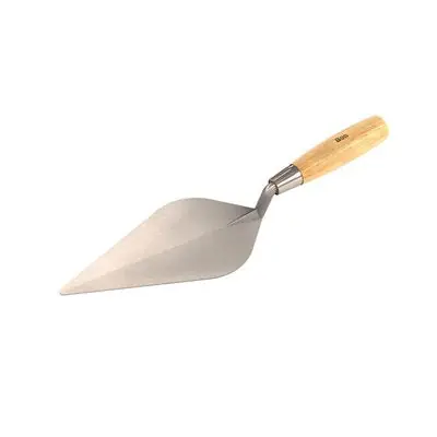 BONTRADETOUGH 73-217 Narrow London Trowel 9 with Wood Handle