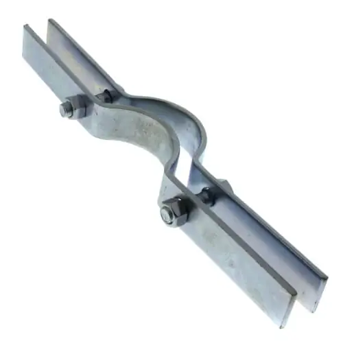 HANGERS 50G0200 2-Inch Electro-Galvanized Riser Clamp