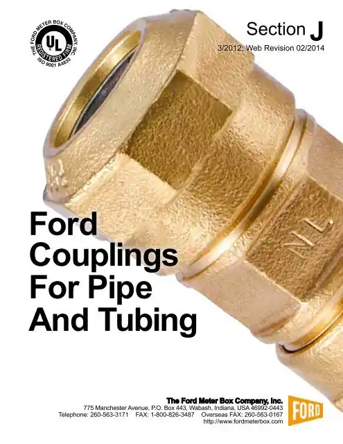 FORD METER BOX C84-33-NL COUPLING