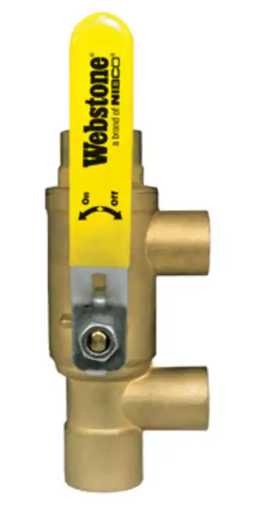 NIBCO H-58655 1-1/4 Inch Brass Full Port Ball Valve