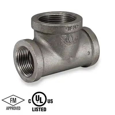 ANVIL 33BT1006010C 3/4 in. x 3/4 in. x 1 in. NPT Threaded Bull Head Tee