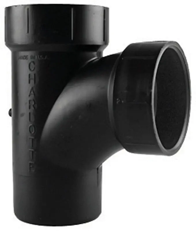 Charlotte Pipe and Foundry ABS004031000 Sanitary Street Tee