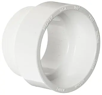 NIBCO P109-030 PVC DWV Adapter 1-1/2 NPT Male x 1-1/2 Hub