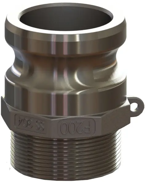 Campbell F-SS-400 Cam & Groove Part F, 4, 304 Stainless Steel