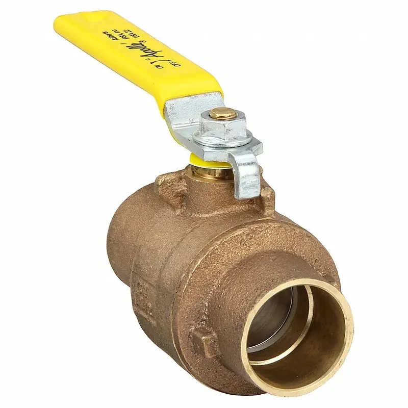NIBCO 77C20701A Bronze Ball Valve, Solder, Full Port