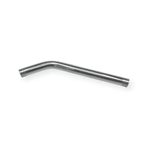 1/2'' X 10'' Chrome-Plated 45 Degree Shower Arm