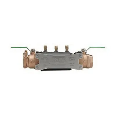 Zurn Wilkins 114-350XL 1-1/4 Inch Cast Bronze FNPT Double Check Backflow Preventer