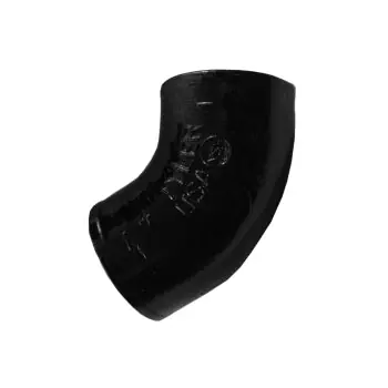 TYLER 007302 DWV Bend 3 in No-Hub Cast Iron