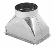 Gray Metal Products 8X10X8-318 Funnel Pan