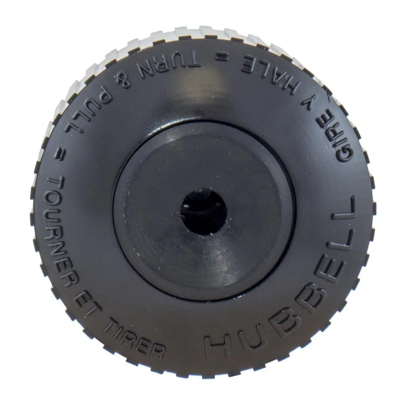 HUBBELL L530C Hubbell-Pro 30Amp 125v Black Nylon Locking Connector Body