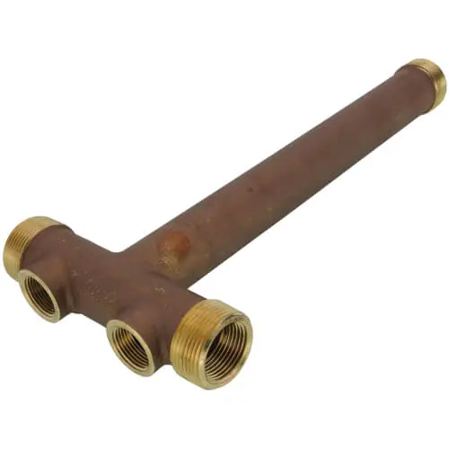 BOSHART 2-07TK-14X1-2NL No Lead Brass Tank Tee