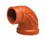 VICTAULIC 83145 90-Degree Pipe Elbow, 1 x 3/4 in, FNPT x Grooved
