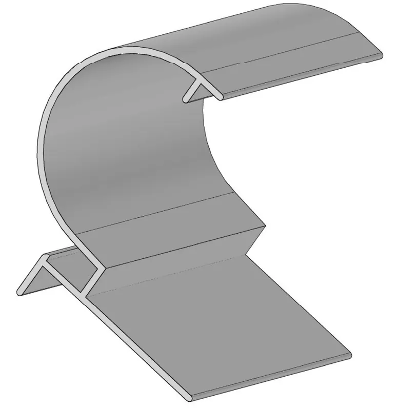 Cardinal Pools CRW-90DEG1W1 Cardinal Pools CR White 90 Degree Corner 1' W - 1 Pc