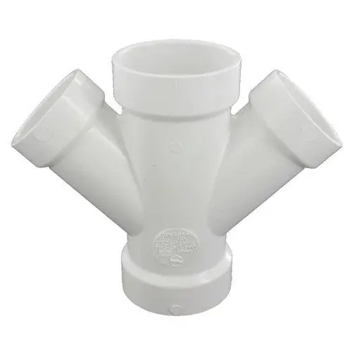 NIBCO P612-337 3 x 1-1/2 PVC DWV Double Wye