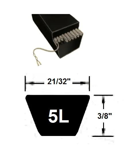 Bestorq 5L580 Classic Industrial V-Belt