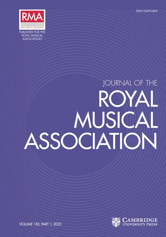 CAMBRIDGE 506265 For a Relational Musicology