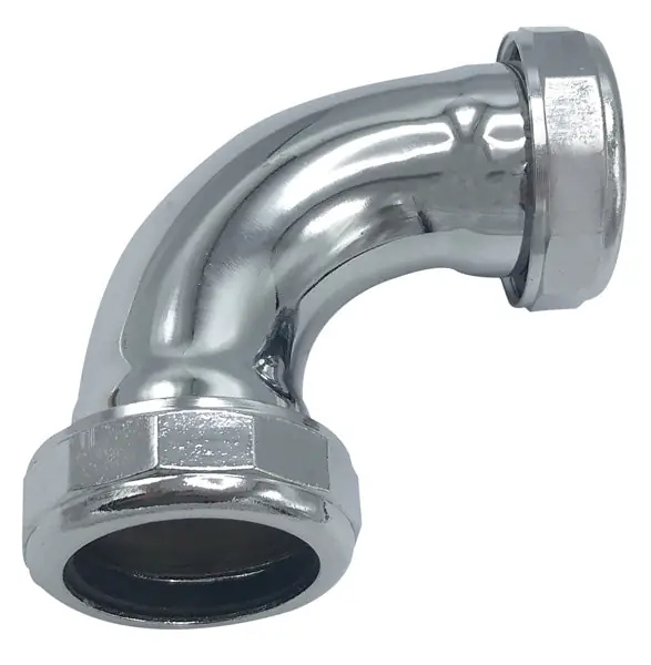 1 1/4'' Chrome-Plated Double Slip Elbow