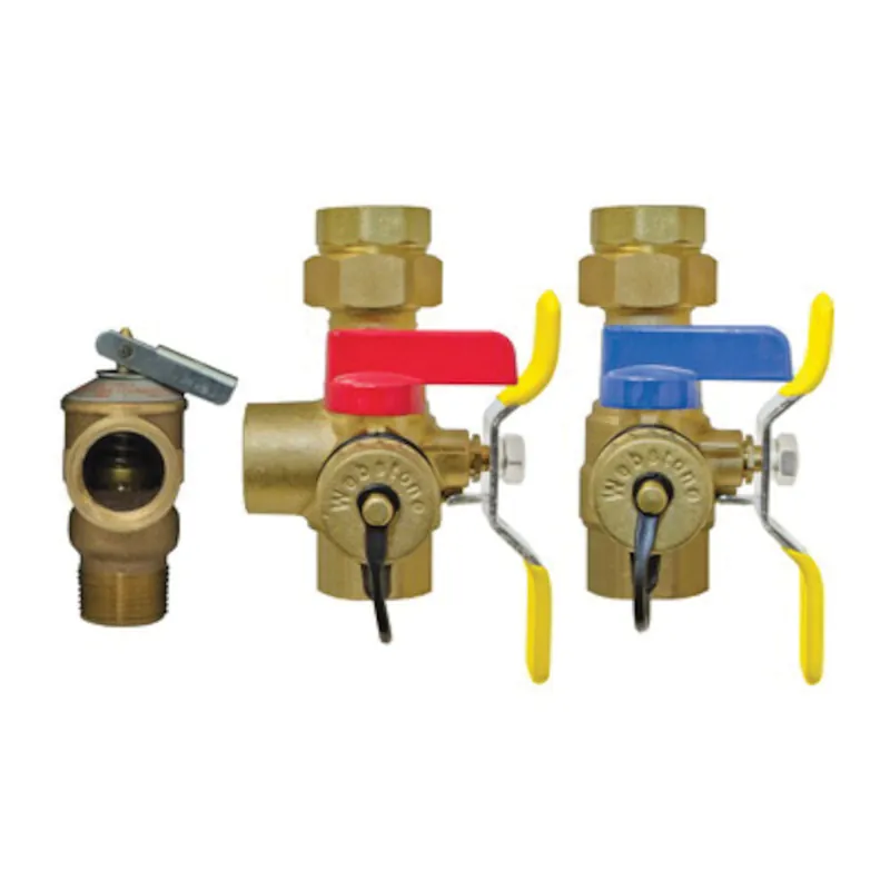 NIBCO H-44444WPR-LF 1 IPS Isolator E-X-P E2 Tankless Water Heater Service Valve Kit