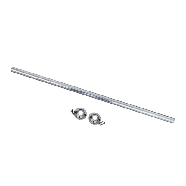 1'' X 6 FT Aluminum Shower Rod With Flanges