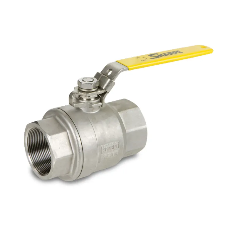 Sharpe 50M76-14 Ball Valve Stainless Steel Threaded Locking Lever Full Port