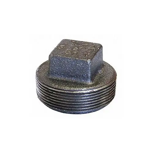 ANVIL 318901600 3/4-Inch Black Cast Iron Square Head Plug