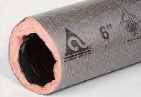 ATCO PRODUCTS 17002405 Insulated Flexible Duct R-4.2 5 x 25'