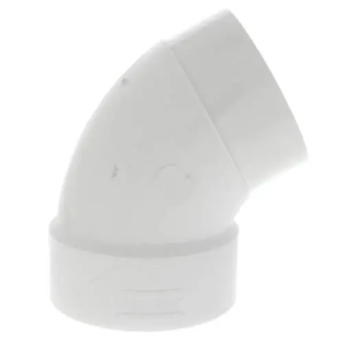 NIBCO P319-040 4 PVC DWV 60 Degree Street Elbow
