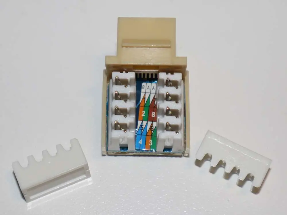 Morris Products CAT6-JACK-IV CAT6 RJ45 Unshielded Keystone Jack