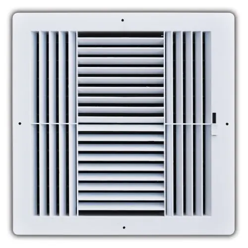 Rectorseal 104MP12X12 12 x 12 4-Way Plastic Louver Register
