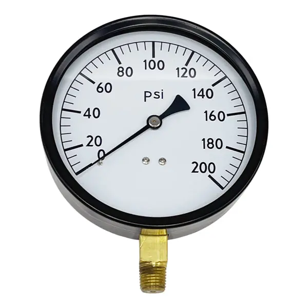 4 1/2'' 200 PSI Pressure Gauge