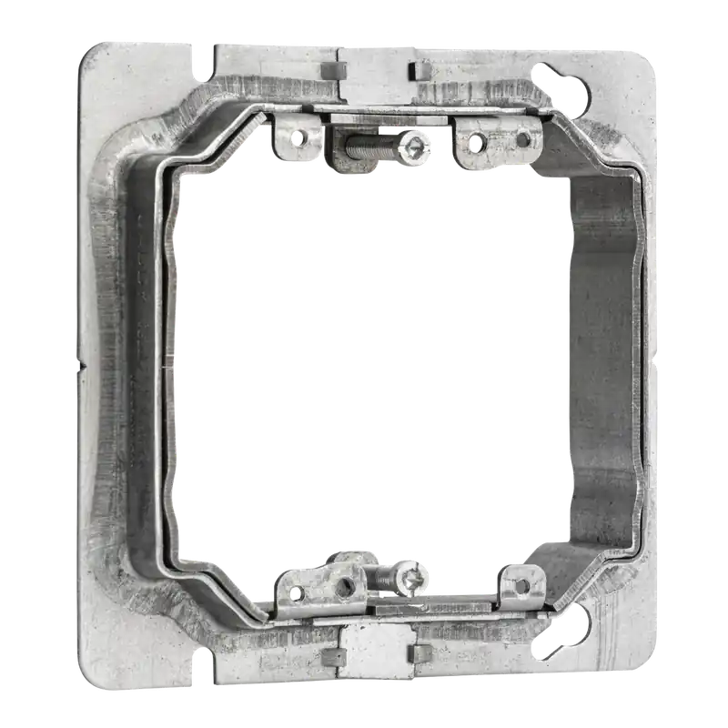 NVENT CADDY AMR1024DG41 Adjustable Mud Ring, 2 Gang, 5/8-1 1/4 Drywall