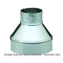 M&M MANUFACTURING 66-1816 Sheet Metal Duct Reducer/Increaser