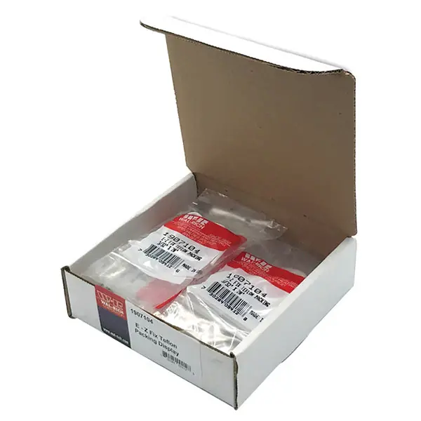 EZ Fix White Stem Packing Display