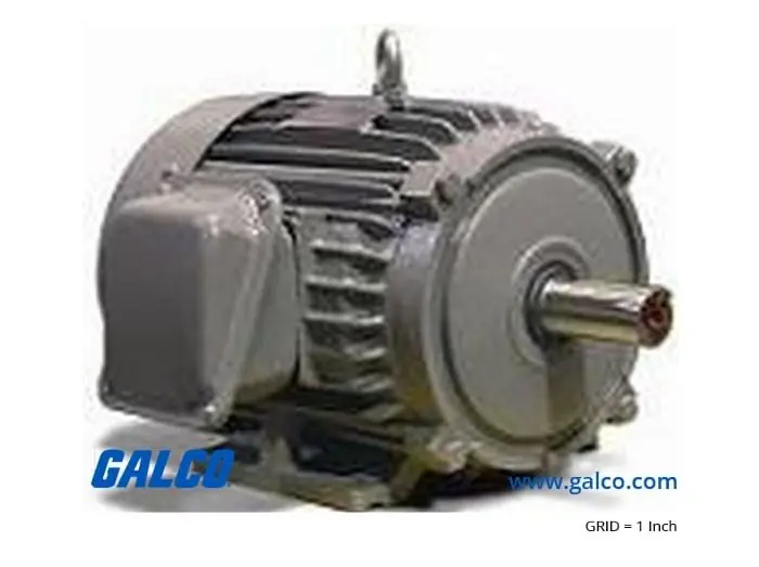 TECO NP0104G AC Motor 10 HP 1800 RPM 208-230/460V 215T Frame