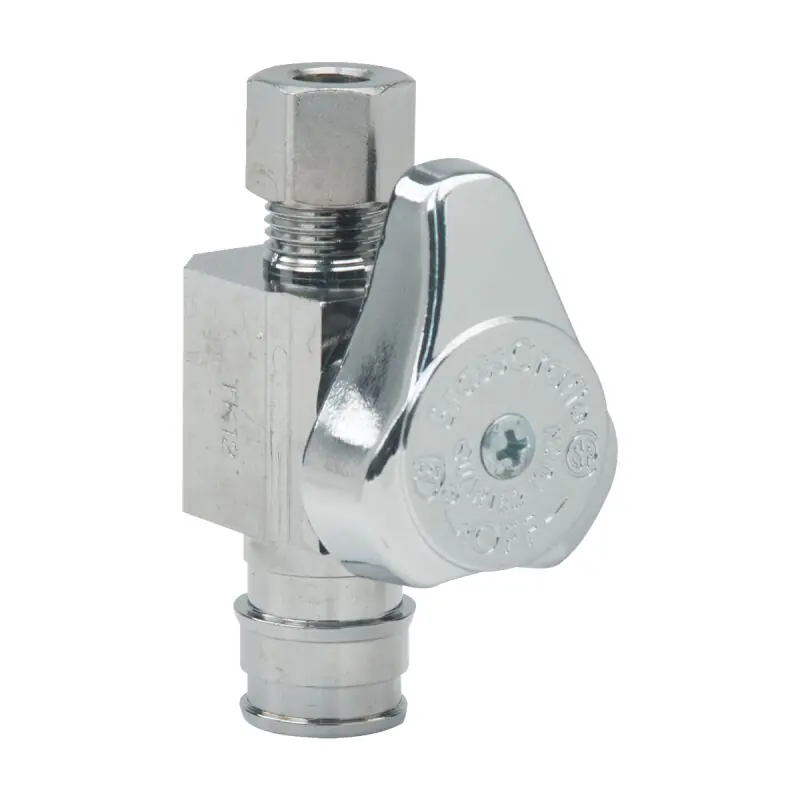 Brasscraft G2CPN14XC1 1/2 Nominal Press x 3/8 OD Compression 1/4 Turn Straight Stop Valve