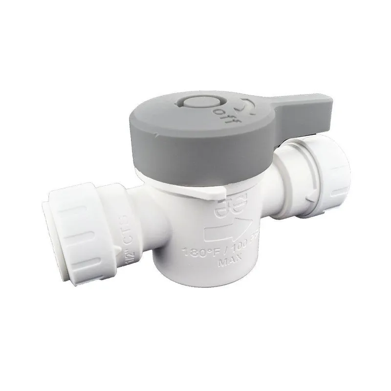 Sharkbite PSEISV20EP John Guest ProLock Push-fit Shut Off Valve